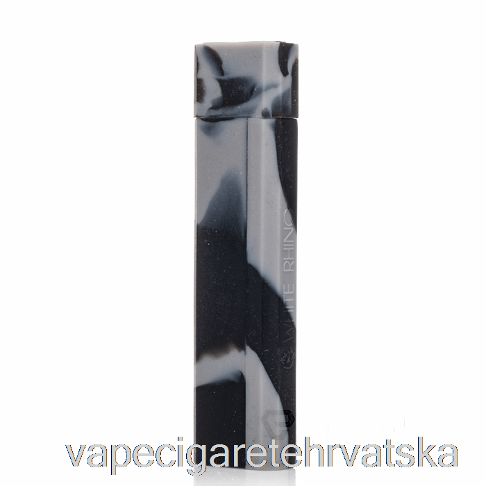 Vape Hrvatska White Rhino Silikon Dab Out [pyrex] Black Grey